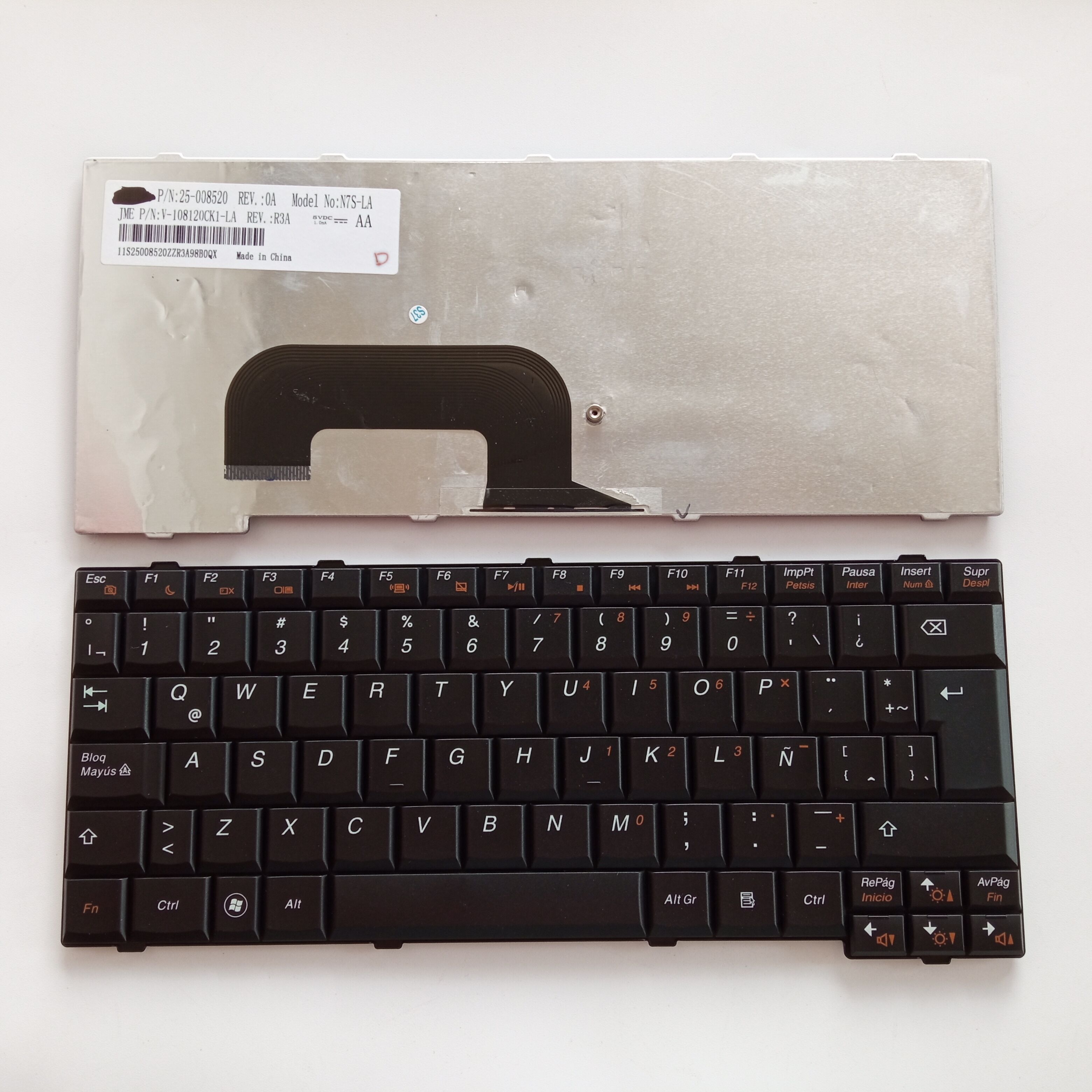 Picture of New Replacement Laptop Keyboard For LENOVO S12 BLACK LA Layout